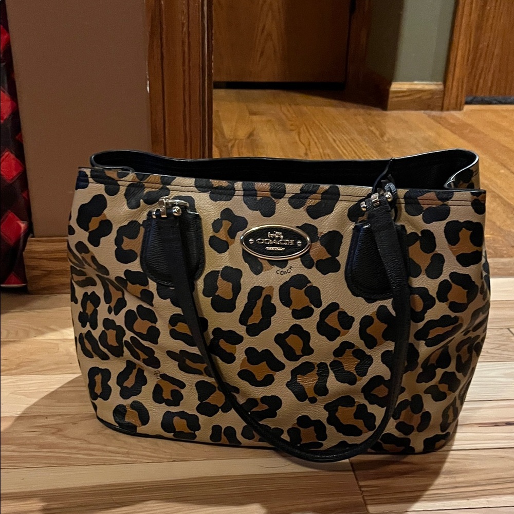 Coach leopard bag